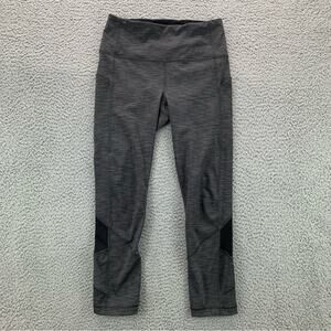 Lululemon Women's Pace Rival Crop Leggings LW6BEIS Heather Gray  -  Size: 4